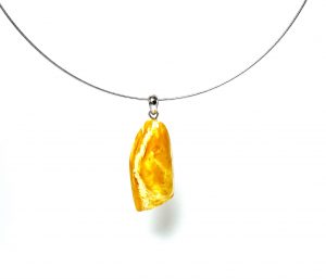 Senovinis geltonai balto gintaro pakabukas Sidabras 925, Antique yellow white amber pendant Sterling silver