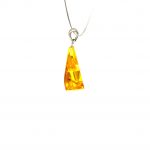 Rankų darbo medaus spalvos gintaro pakabukas Sidabras 925,Honey amber handmade pendant Sterling silver