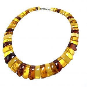 Baltijos gintaro koljė "Kleopatra", Baltic amber necklace "Cleopatra"