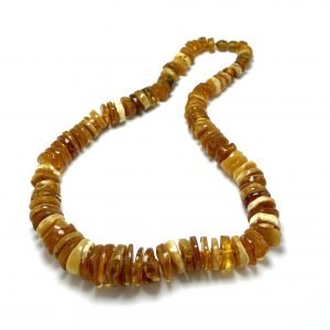 Natūralūs šviesaus gintaro karoliai,Natural light amber necklace