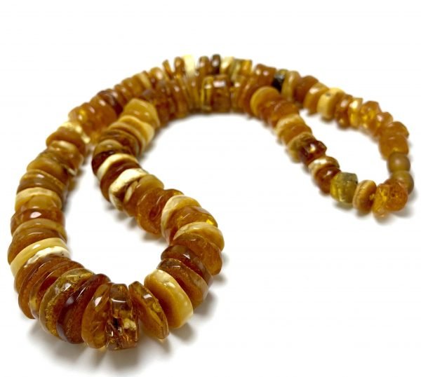 Natūralūs šviesaus gintaro karoliai,Natural light amber necklace