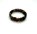 Baltijos gintaro apyrankė „Šypsenėlė” su natūraliomis fosilijomis, Baltic amber bracelet with natural fossil "Smiley"