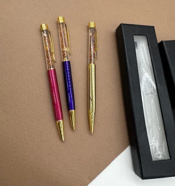 rašiklis su gintaru, pen with amber
