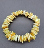 Natūrali peizažinio gintaro apyrankė, Natural landscape pattern amber bracelet