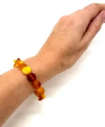 Gydomoji natūralaus gintaro apyrankė, Healing natural amber bracelet