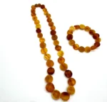 Gydomoji natūralaus gintaro apyrankė, Healing natural amber bracelet