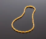 Prabangūs geltono gintaro karoliai, Luxurious yellow amber necklace