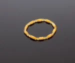 Prabangi geltona gintaro apyrankė, Luxurious yellow amber bracelet