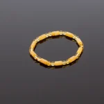 Prabangi geltona gintaro apyrankė, Luxurious yellow amber bracelet
