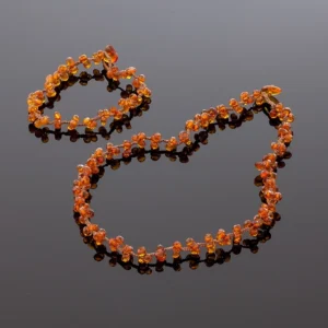 Moderni deimantinio šlifavimo apyrankė, Modern faceted amber bracelet