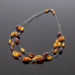 Vėrinys - Gintaro spindesys, Necklace - Amber shine