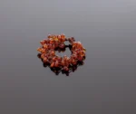 Deimantinio šlifavimo apyrankė, Faceted amber bracelet