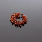 Deimantinio šlifavimo apyrankė, Faceted amber bracelet