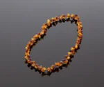 Žavingi deimantinio šlifavimo karoliai, Marvellous faceted amber necklace