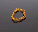 Stilinga deimantinio šlifavimo apyrankė, Stylish faceted amber bracelet