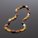 Klasikiniai gintaro karoliai - Ryto aušra, Classic style amber necklace - Morning dawn