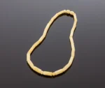 Prabangūs matiniai gintaro karoliai, 45cm, Luxurious milky amber necklace, 45cm