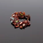 Spalvinga gintaro apyrankė su kriauklėmis, Colorful amber bracelet with shells